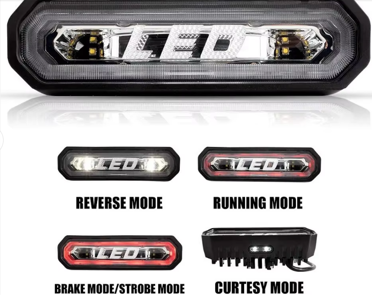 7 Inch 45W 12V 24V Strobe RZR SXS UTV Chase Light for Polaris