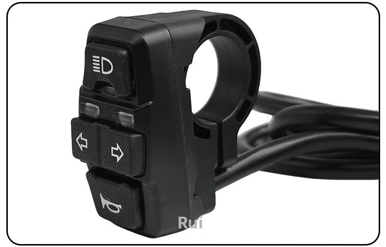 Motorcycle Electric Vehicle Three-Function Three-in-One Modified Switch