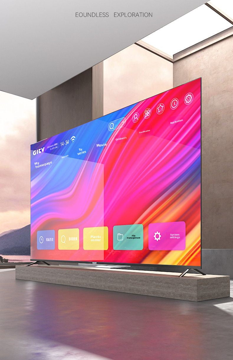2025 Model TV for Home Use Large Screen Frameless Full Screen Genuine Ace KTV 55/65/75/85/ 100inch