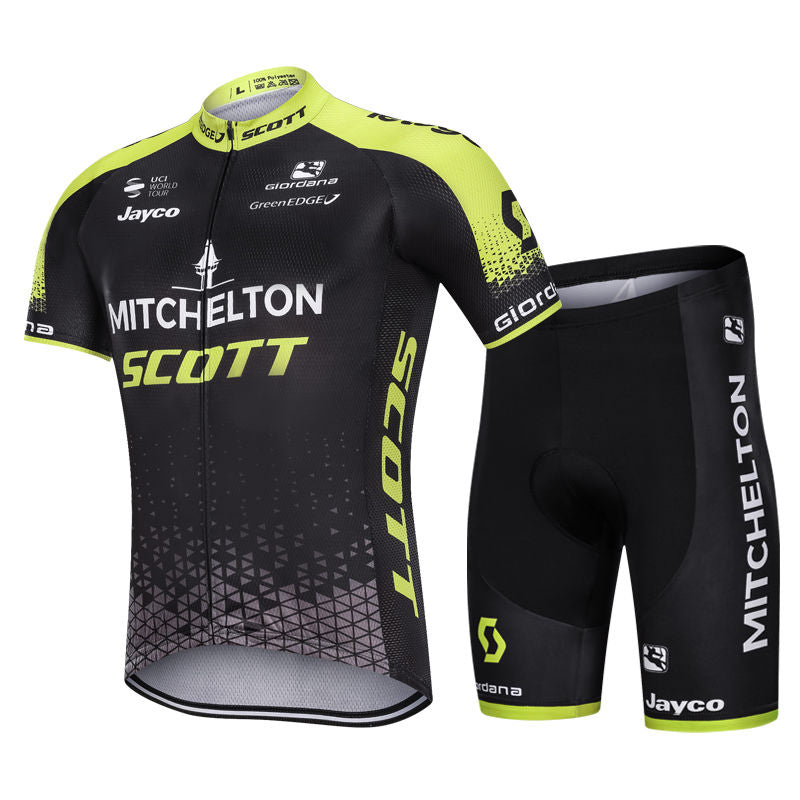 19 New Sky Short-Sleeve Cycling Clothes Suit Men's and Women's Spring and Summer Bicycle Clothes Breathable Quick-Drying Dynamic Bicycle Clothing