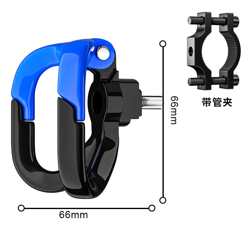 Electric Scooter Hook Front Universal Multi-Functional Modification Accessories No-Drill Battery Scooter Motorcycle Handlebar Hanging Hook