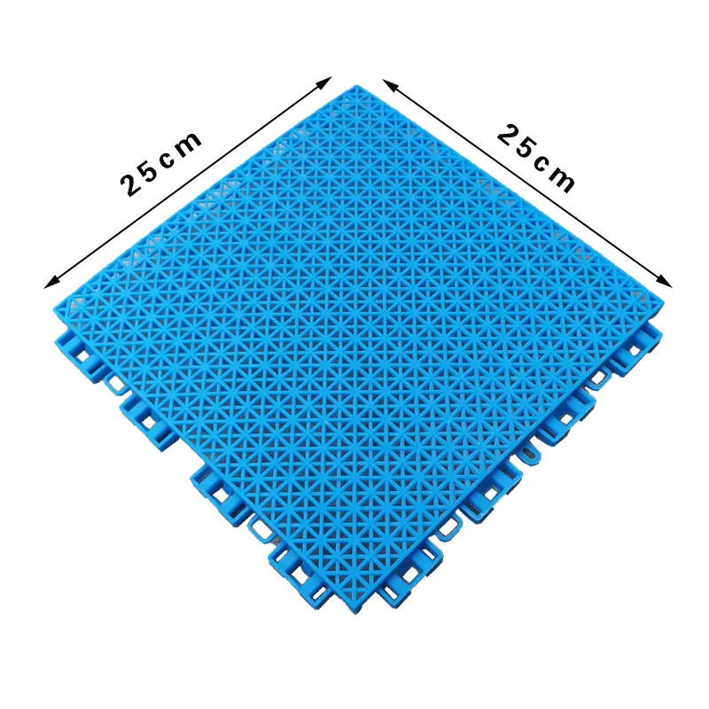 Floating floor basketball court Kindergarten outdoor playground Outdoor non-slip rubber track plastic mesh assembly floor mat