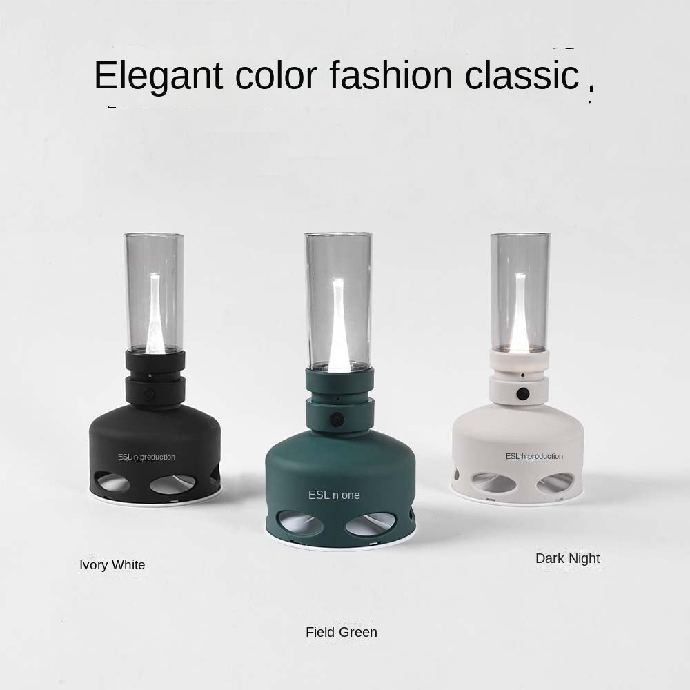 Retro Led Kerosene Lamp Night Light Table Lamp Bedside Lamp Decoration Ambience Light Outdoor Camping Creative Desk Lamp Camping Lantern