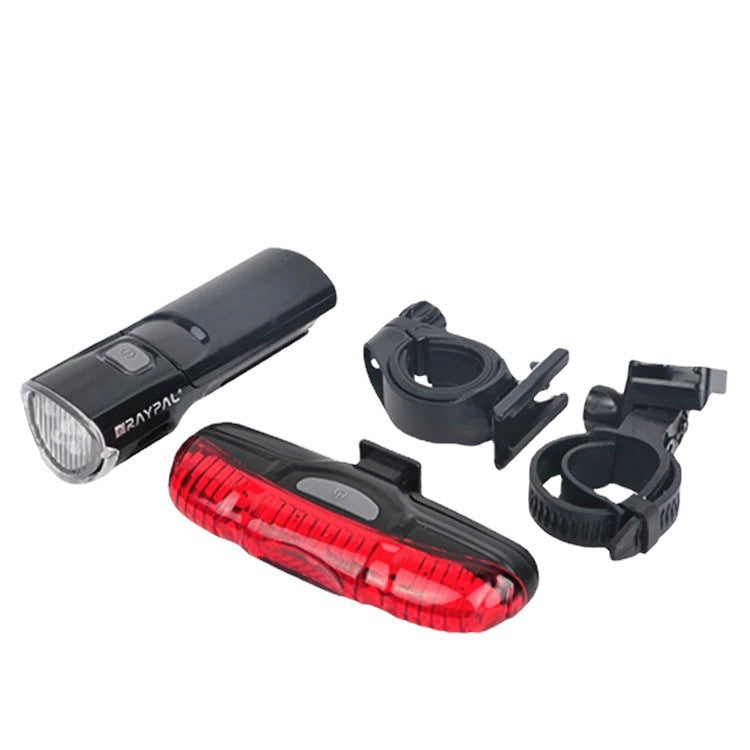 Raypal Bicycle Light Headlight Cycling Fixture Supplies Bicycle Night Riding Lights Warning Taillight Mountain Bike Kit Light