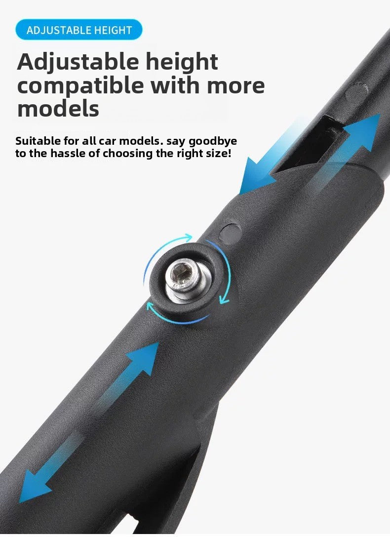 Ebike 2-Hole Kickstand Thickened Adjustable, MTB Aluminum Side Stand Double Hole