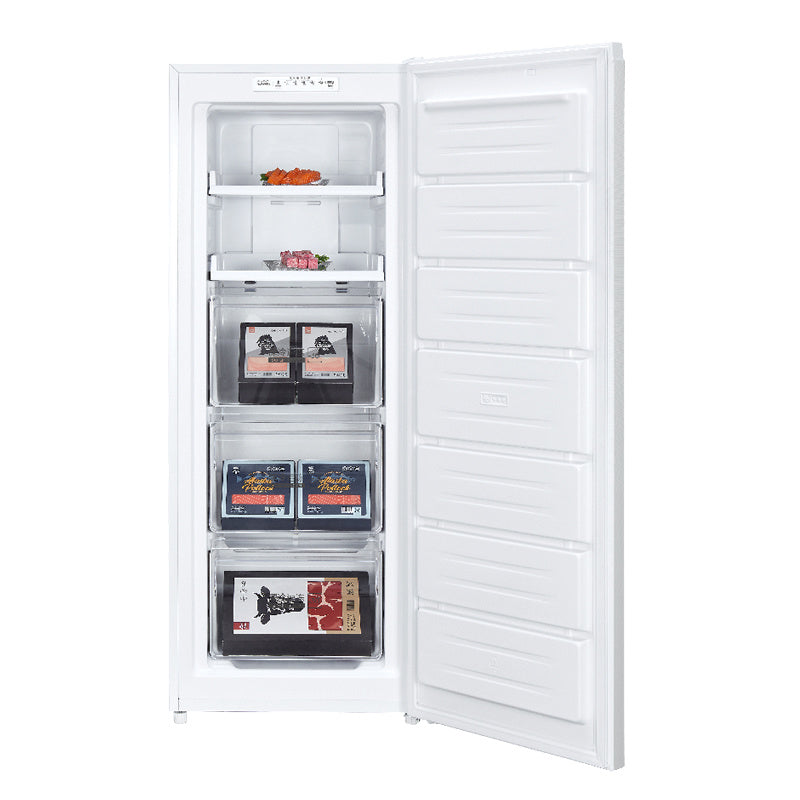 Homa First-Class Energy Efficiency Double Frequency Conversion Upright Refrigerators Household Cabinet Freezer Air Cooling Frostless Deep Cold Quick-Frozen Small Mini