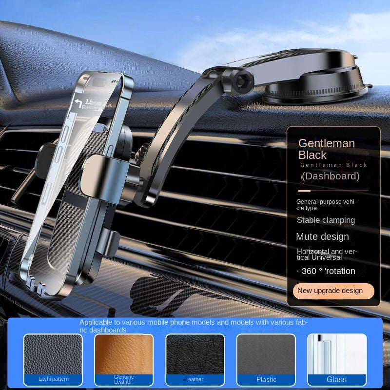 Car Phone Holder 2024New Suction Cup Automobile Instrument Panel Universal Navigation Universal Holder