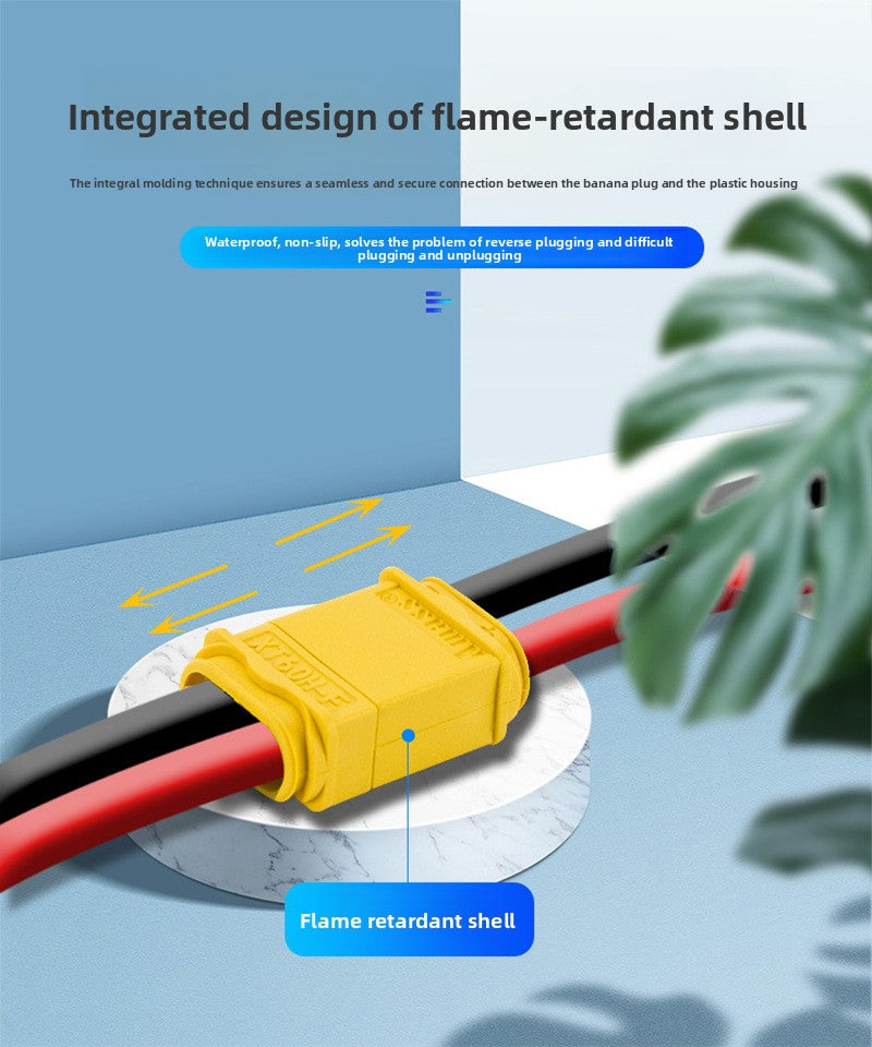 XT60H Male Female Connector with Housing RC Lipo Battery Charging Interface Anti-Short High Current Plug