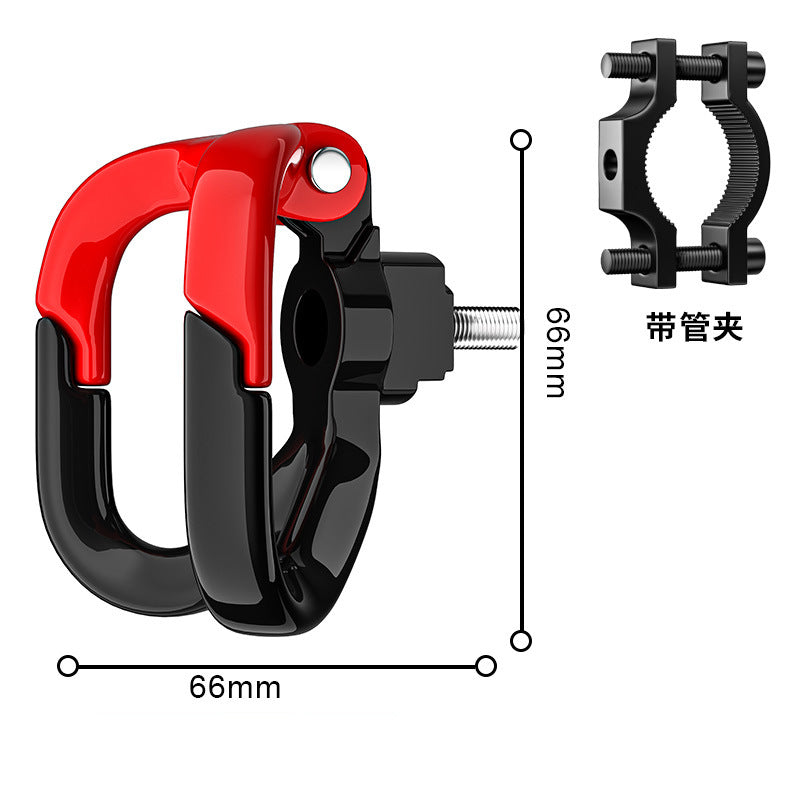 Electric Scooter Hook Front Universal Multi-Functional Modification Accessories No-Drill Battery Scooter Motorcycle Handlebar Hanging Hook