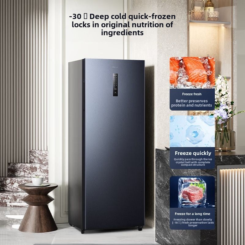 Hisense 200-Liter Vertical Freezer Household Air Cooling Frostless Breast Milk Freeze Storage Conversion Drawer BD-200WVUT
