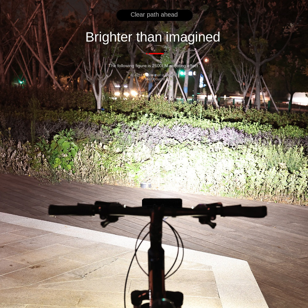 Customized 640 Bicycle Light USB Rechargeable Aluminum Alloy Headlight 2600 Lumen High Bright Night Riding Outdoor Cycling Fixture