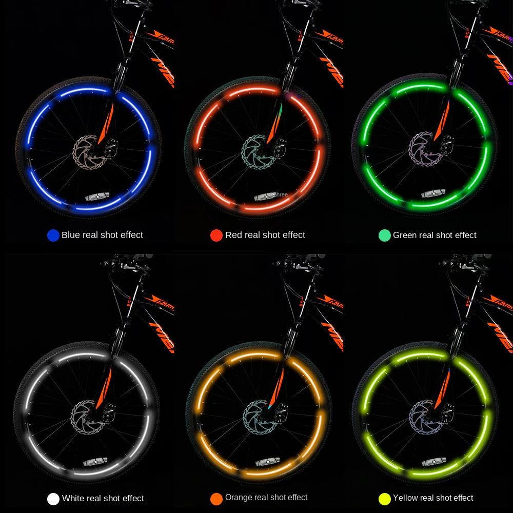 Mountain Bicycle Rim Reflective Stickers Car Ring Stickers Cycling Fixture and Fitting