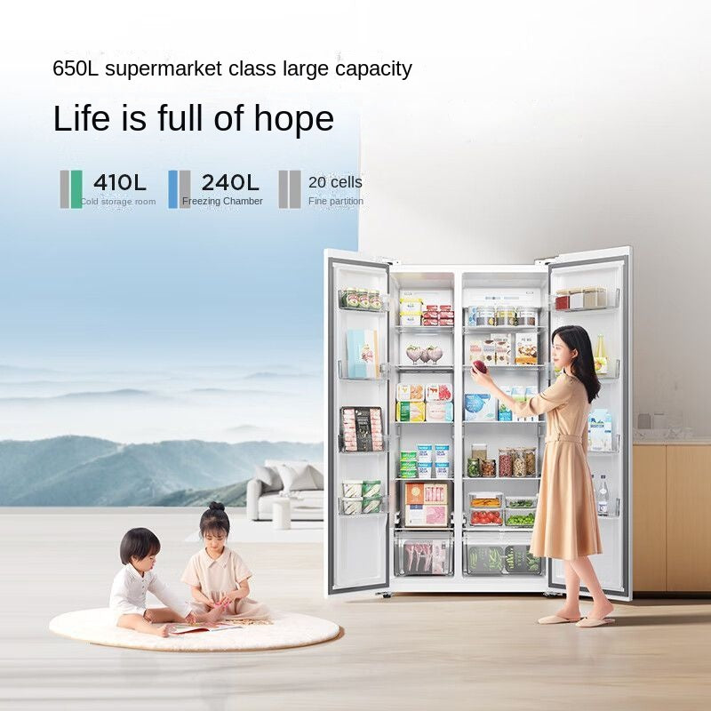 TCL R650T5-S Super Large Capacity Double-Door First Class Energy Efficiency Air Cooling Frostless Dual Frequency Conversion Refrigerator Discount Products
