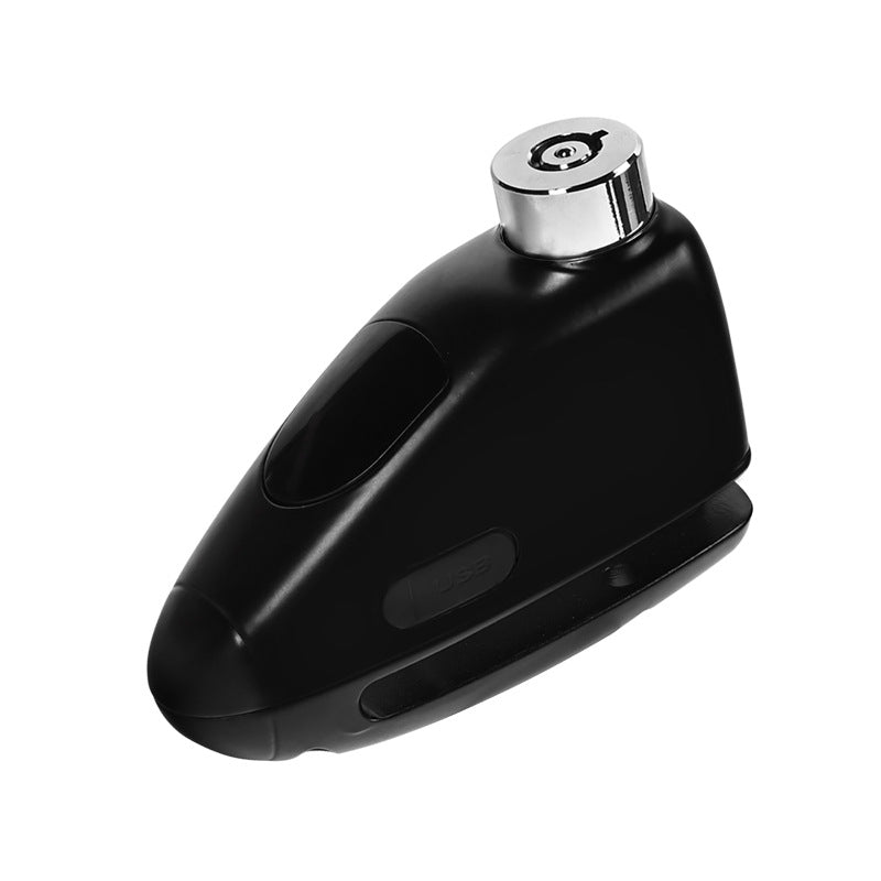 Bicycle Lock Mountain Bike Waterproof USB Charging Alarm Lock Motorcycle Convenient Security Lock Electric Car Disc Brake Lock
