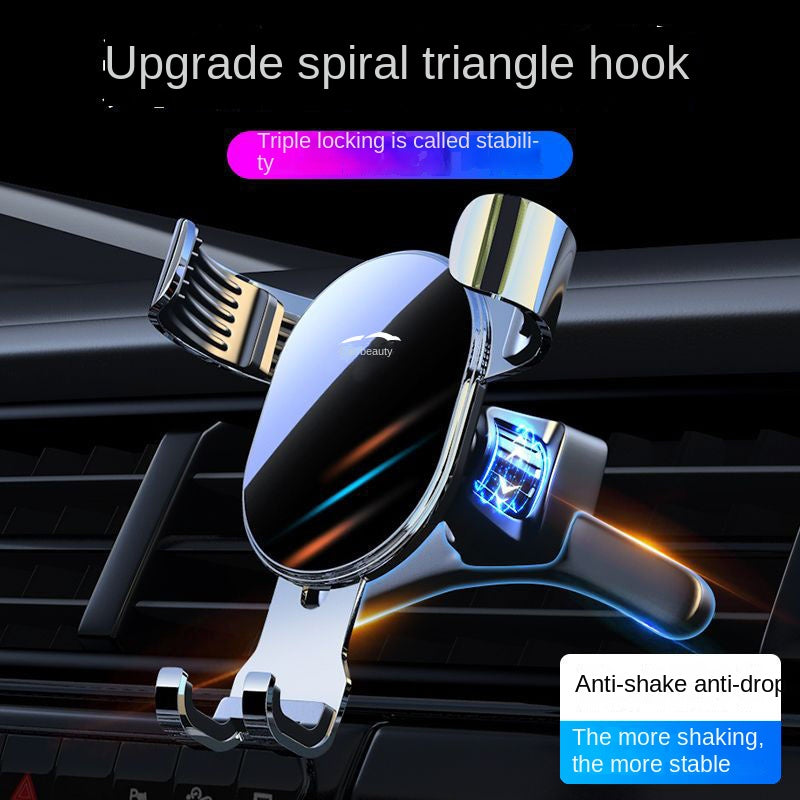 Car Phone Holder Anti-Shake2023New Car Air Outlet Gravity Hook Navigation Special Rack