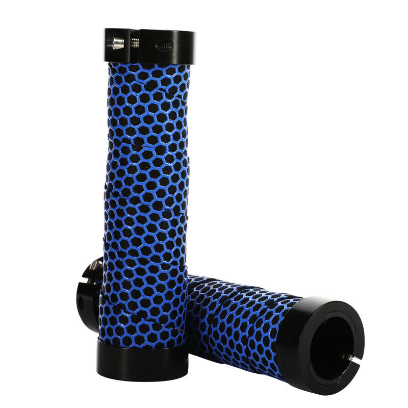 Clearance Mountain Bike Handle Cover Bicycle Sponge Handle Gloves Bilateral Lock Dead Flying Bicycle Handle Honeycomb Handle Cover