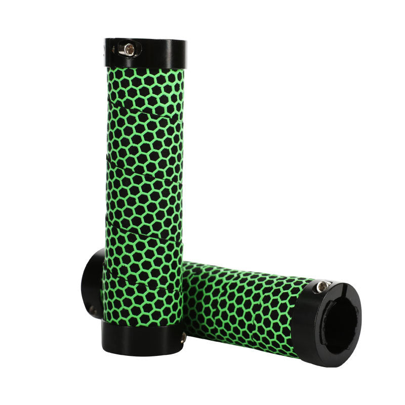 Clearance Mountain Bike Handle Cover Bicycle Sponge Handle Gloves Bilateral Lock Dead Flying Bicycle Handle Honeycomb Handle Cover