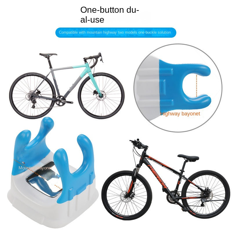 Bicycle Parking Buckle Household Mountain Bike Road Bike Dual-Use Creative Wall Parking Rack