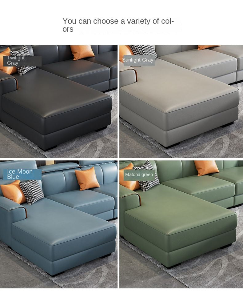 Genuine Leather Sofa FY02