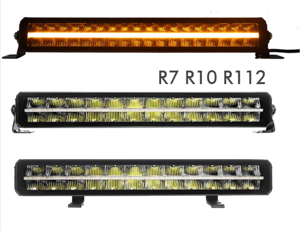 R112 R7 R10 Внедорожная светодиодная балка с маркировкой 22'' 32'' 42'' 52 дюйма Белый Янтарный ДХО Клавиши пианино Грузовик Внедорожник 4x4 Светодиодная балка Расположение