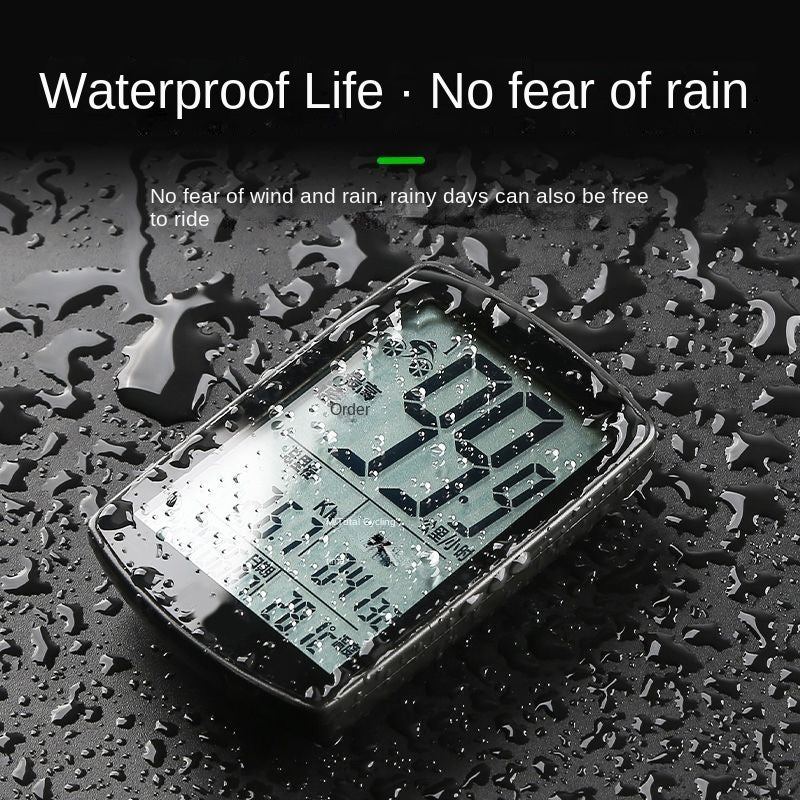 Wireless Road Mountain Bike Code Meter Riding Velometer Odometer Bicycle Speed Meter Speed Speedometer