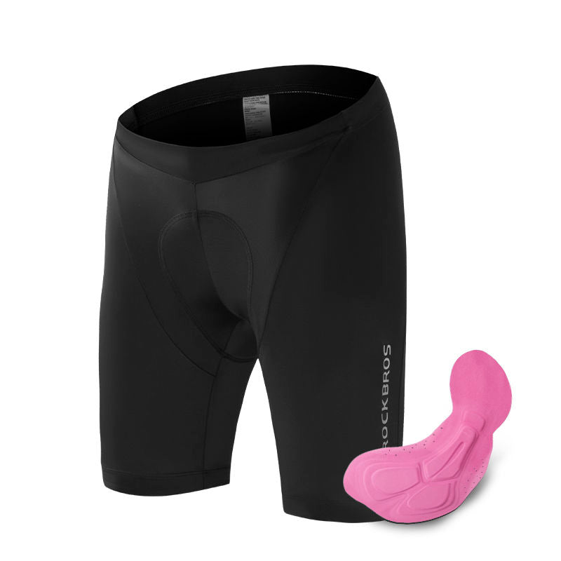 Rockbros Summer Cycling Shorts Men's and Women's Mountain Bike Road Bike Pants Sponge Mat Cycling Fixture