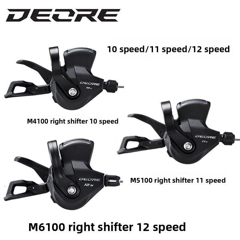 Трансмиссия SHIMANO Deore 10 скоростей, задний переключатель MTB 12 скоростей, модернизированный манетный переключатель M5100, задний переключатель SHIMANO M7100 