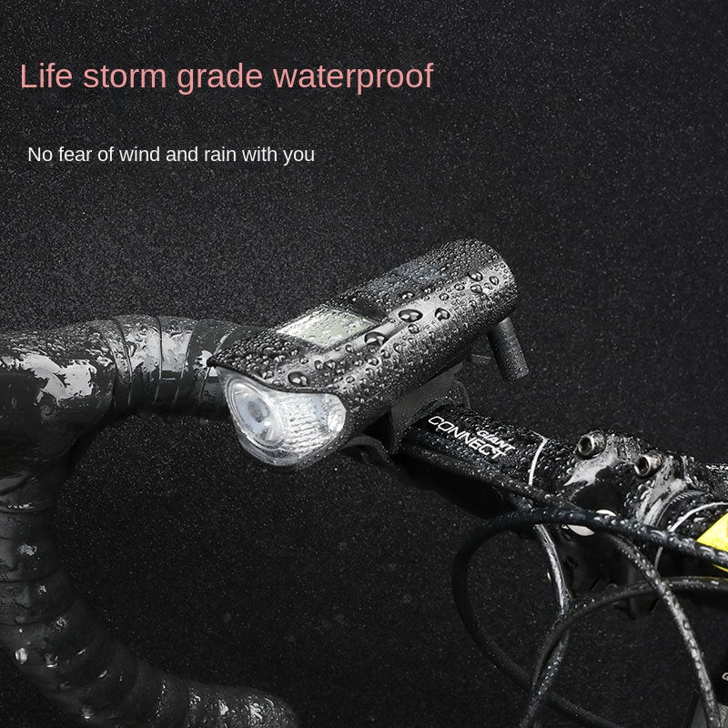Bicycle Light Headlight Charging Power Torch Cycling Fixture and Fitting Bicycle Night Riding Lights Mountain Bike Light