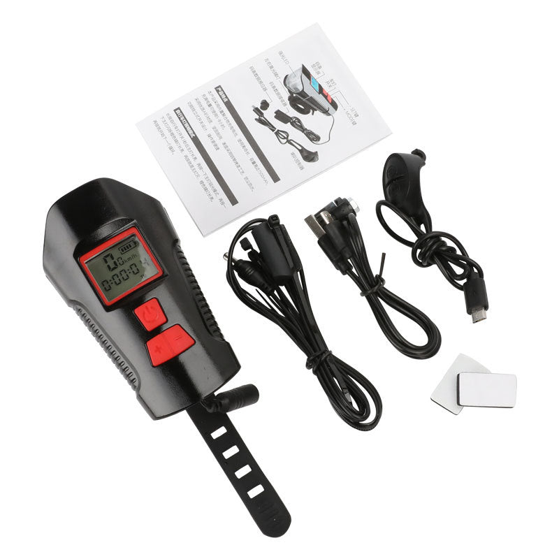 Bicycle Light Headlight Charging Power Torch Cycling Fixture and Fitting Bicycle Night Riding Lights Mountain Bike Light