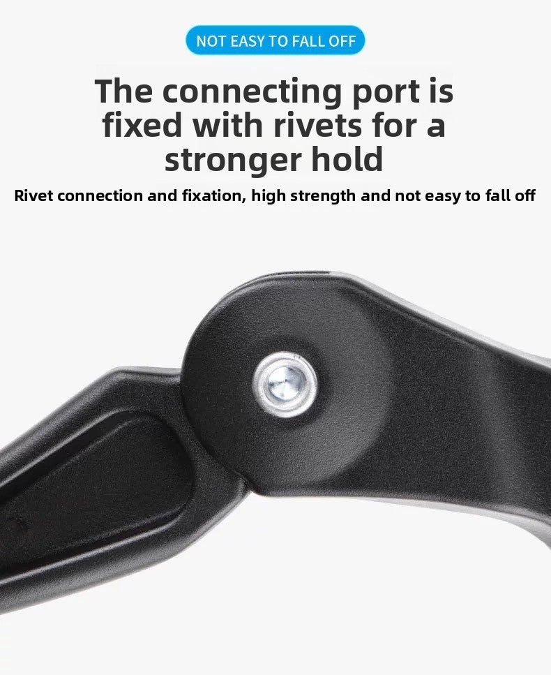 Ebike 2-Hole Kickstand Thickened Adjustable, MTB Aluminum Side Stand Double Hole