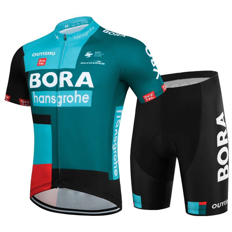 Huanfa Team Edition Short-Sleeved Cycling Outfit Top Shorts Spring and Summer Bicycle Clothing Men's Silica Gel Pad Breathable Quick-Drying