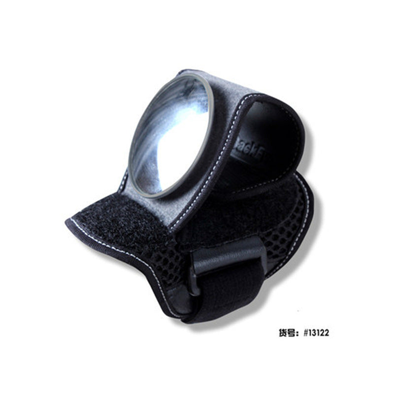 Bicycle Rearview Mirror with Wrist Strap Arm Can Rotate 360 Degrees Reflector