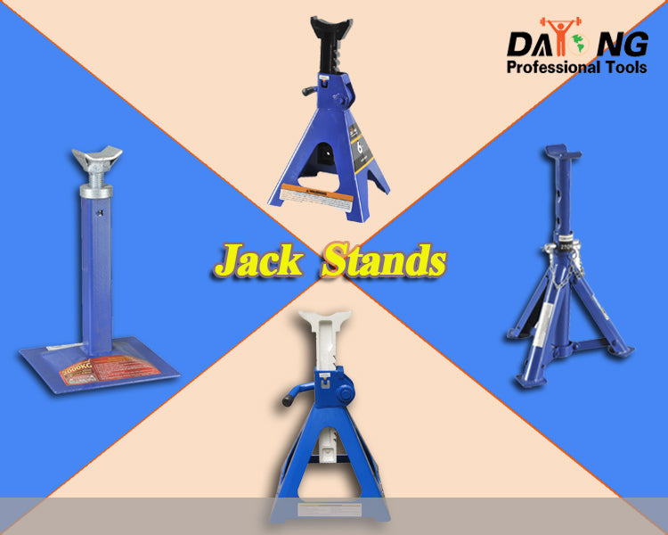 6 Ton Heavy Duty Jack Stands (Pair) - CE & GS Certified Safety