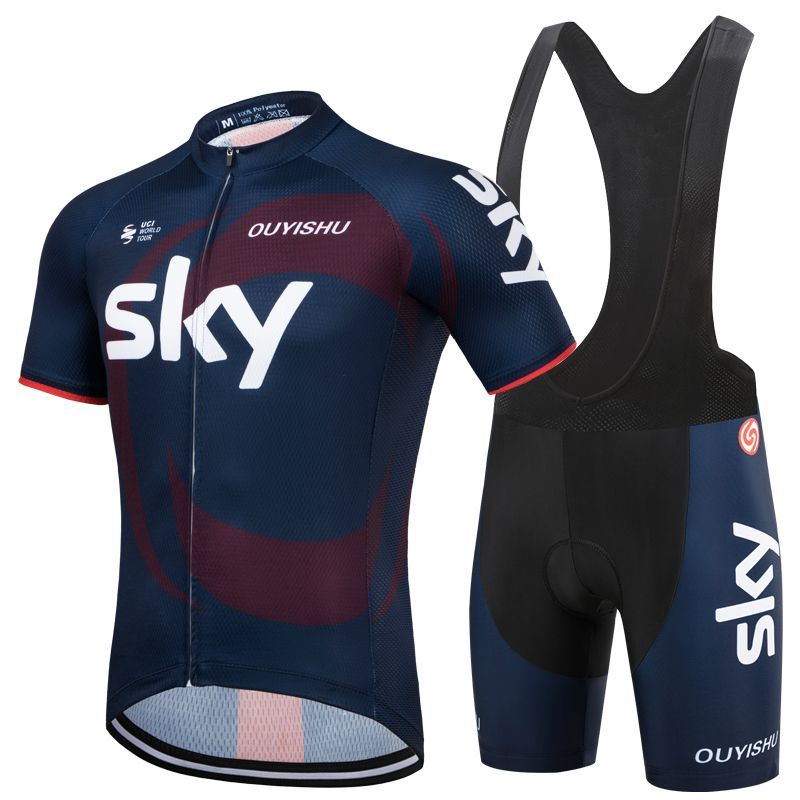 New Short-Sleeve Cycling Clothes Suit Men's Summer Road Cyclist Coat Quick-Drying Breathable Mountain Bike Clothing Slim Fit