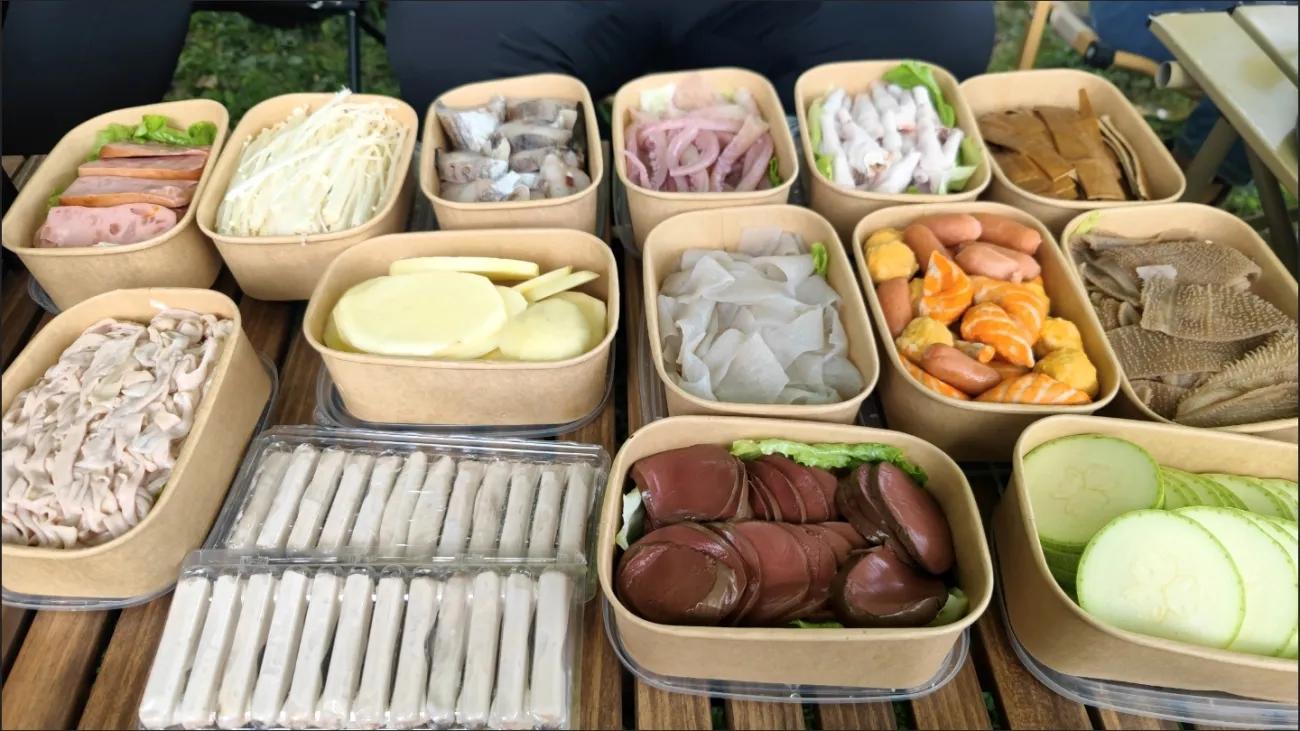 Disposable lunch box paper box 500ml 650ml 750ml 880ml 1000ml 300pcs in a box