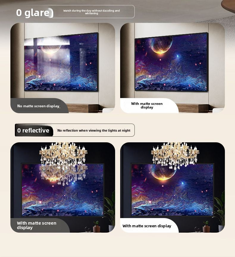 TV 4K Ultra HD Wallpaper Art TV Projection Home LCD TV Ultra-Thin