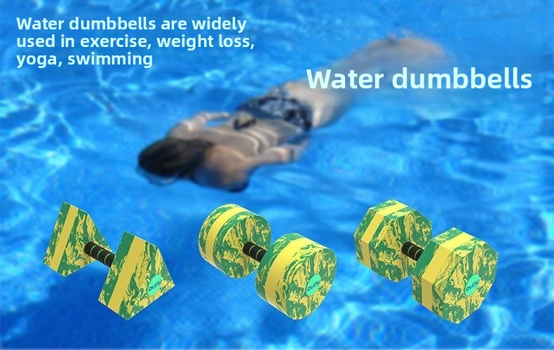 Adult Diving Swimming Aid Anti-Rollover, Waterproof Dumbbell Water-Specific Equipment Upward Floatation