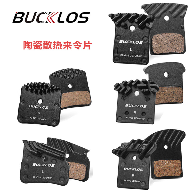 BUCKLOS Mountain Bike Brake Pads Ceramic Cooling Disc Brake Pads N03A/N04C/L05A/J04C