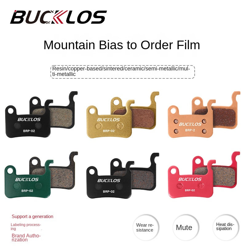 Охлаждающие подушки для горного велосипеда BUCKLOS A01S, тормозные колодки из керамической смолы, тормозные колодки для дисковых тормозов M06/M07 