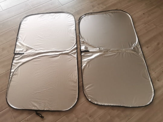 Car Sunshade Front Shield Sun Protection Heat Insulation Cooling Sunshade Umbrella Sunshade Curtain Warm Titanium Silver Full Shade Opening Sunshade Shield