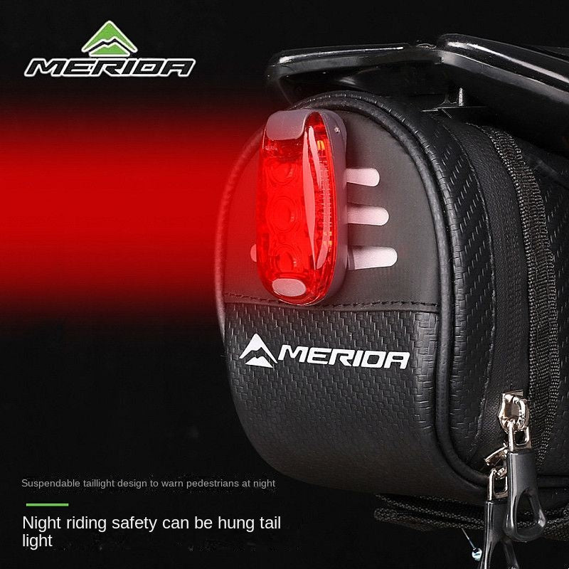 Merida Bicycle Saddle Box Mountain Bike Road Bike Cushion Saddle Bag Folding Bicycle Tool Buggy Bag Backseat Bag