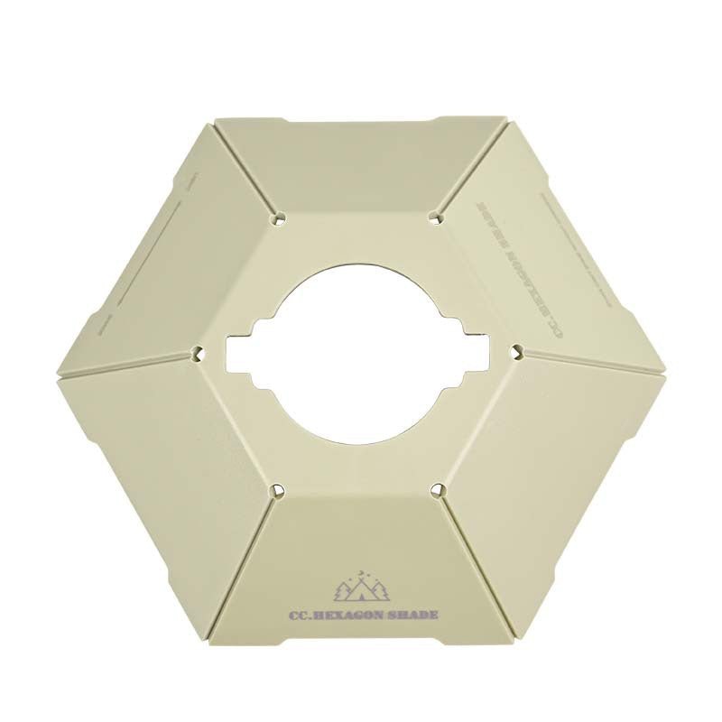 Camping Lantern Lampshade Camp Ambience Light Accessories Tent Camping Lamp Hexagon Reflector Outdoor Lamp Rain Cover