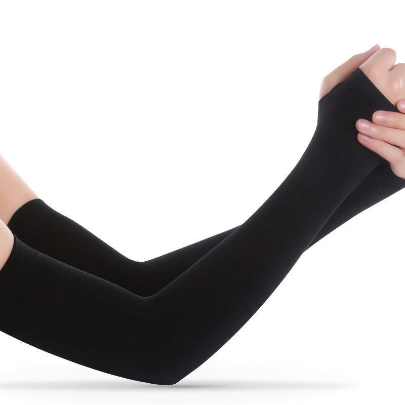 Summer Viscose Fiber Sun-Protection Oversleeves Men's and Women's Outdoor Driving UV-Proof Arm Guard Sun-Proof Thin Breathable Ice Sleeve Wholesale