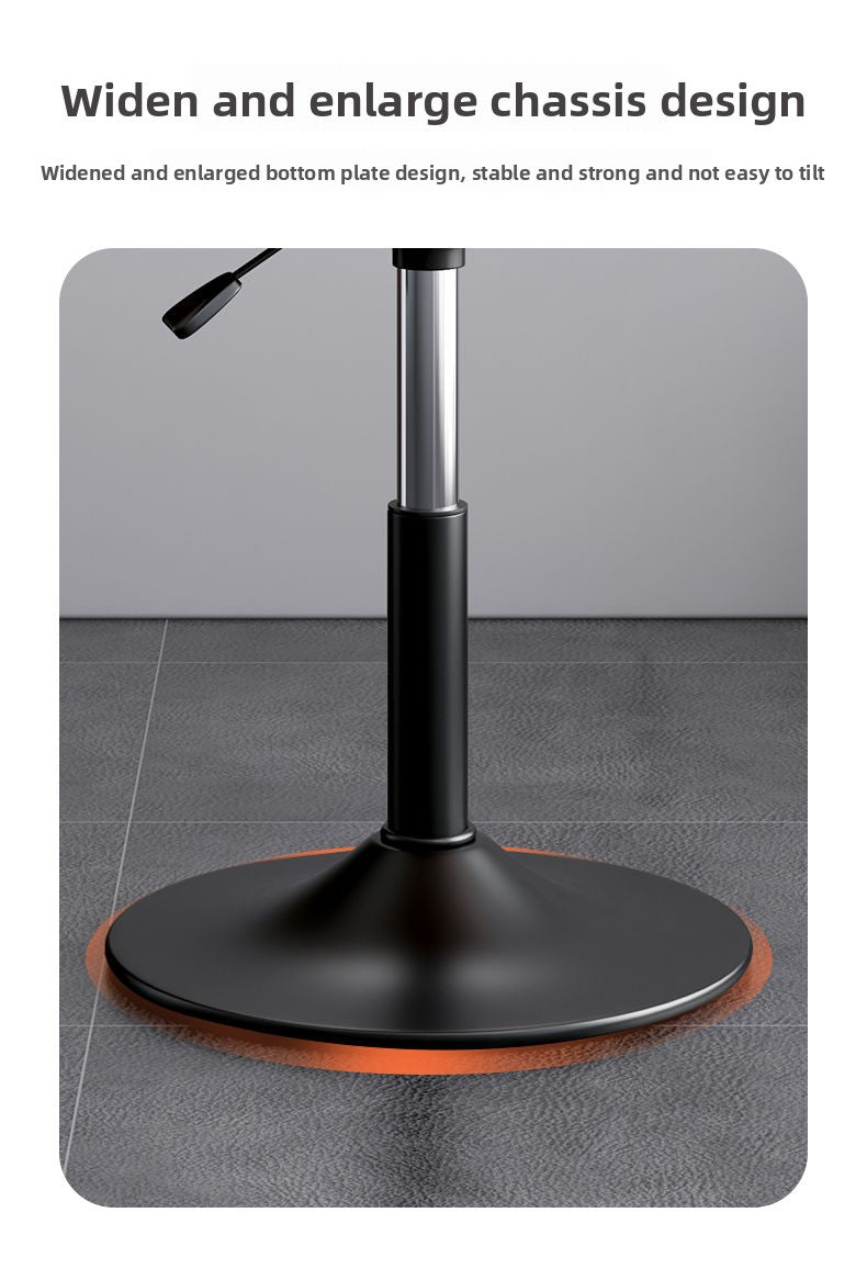 Kerun Bar Stool Modern Simple Swivel High Stool Home Use with Backrest Bar Chair Cashier Desk Adjustable Bar Stool