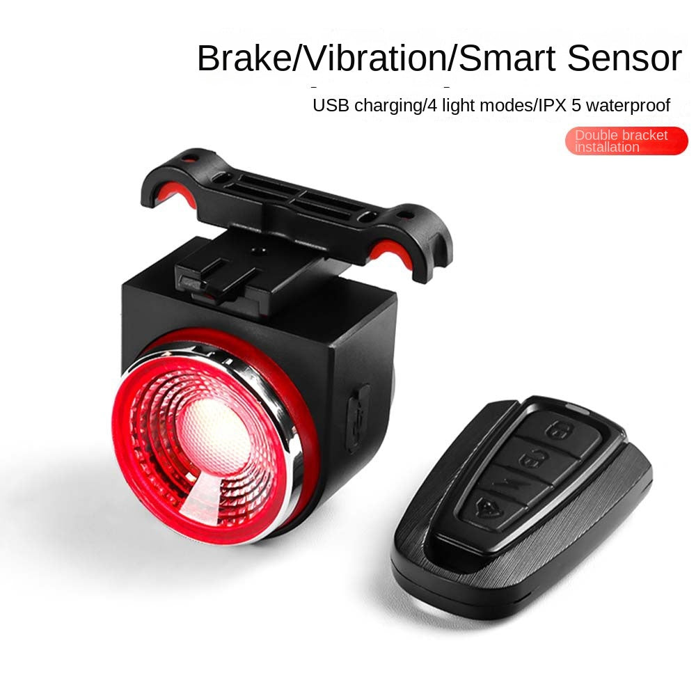 Bicycle Taillight Warning USB Charging Wireless Remote Control Smart Speaker Electric Bell Waterproof Cycling Equipment A8