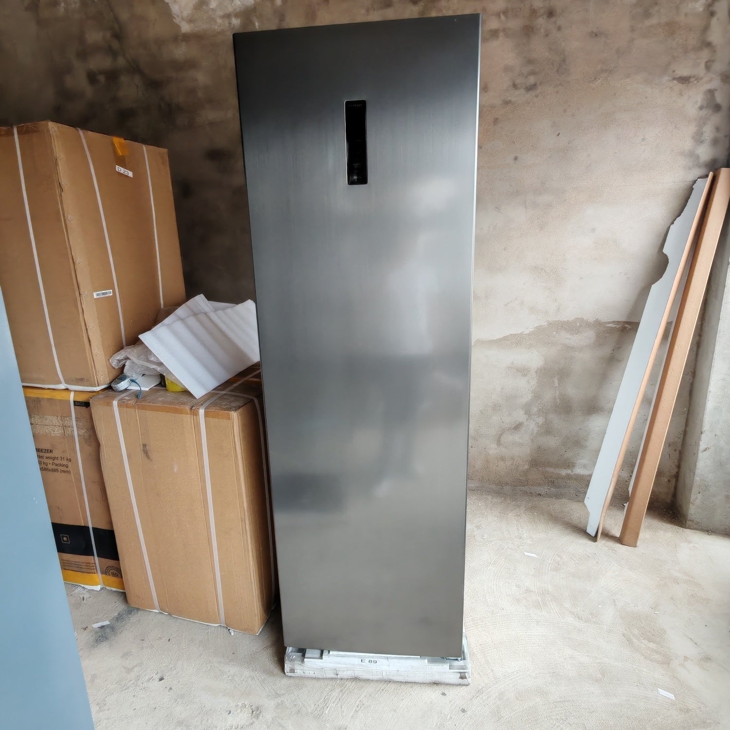 Export to Domestic Sales 300 Liters Vertical Freezer Air Cooling Frostless Drawer Temperature Control by Computer Full Cabinet Freezer Home Use and Commercial Use
