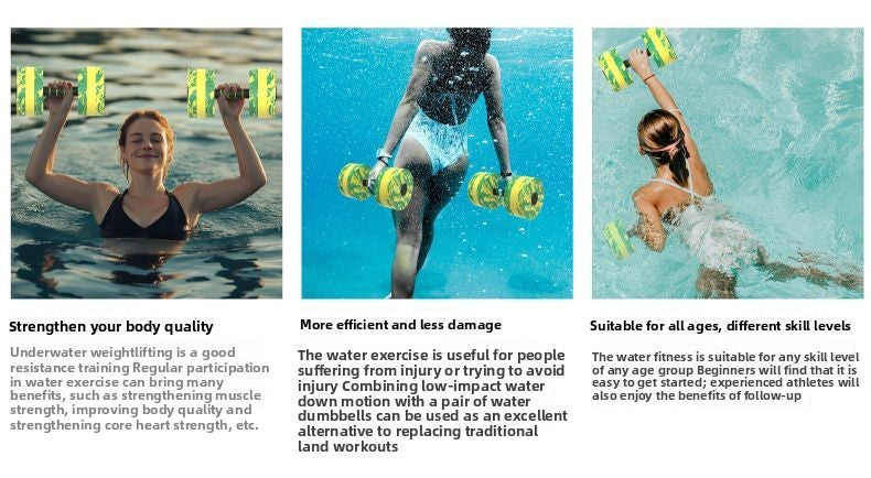 New EVA Water Aid Children Adult Swimming Float Water Men Women Dumbbell Training Equipment Floating Board Floating Yoga