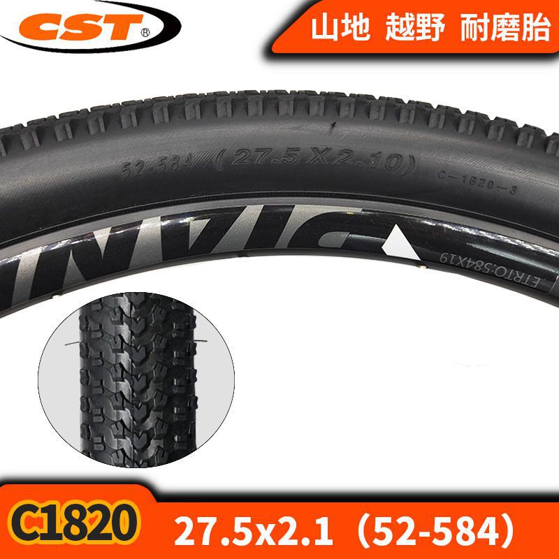 Zhengxin Bicycle Tire Mountain Bike C1820 20/24/26/27.5/29x1.95 2.1 Bicycle Tire