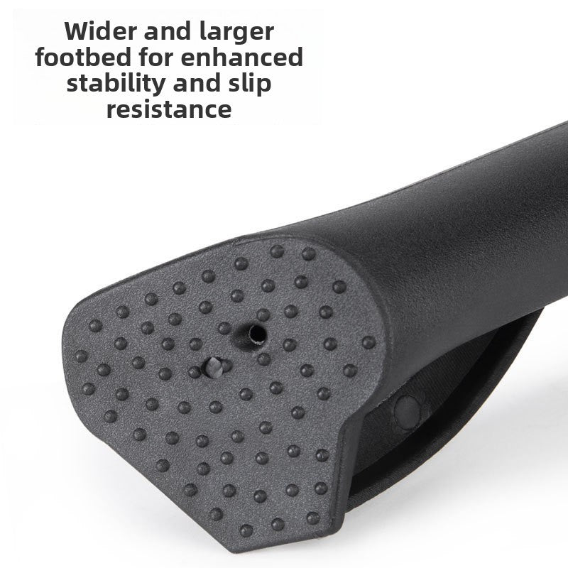 Ebike 2-Hole Kickstand Thickened Adjustable, MTB Aluminum Side Stand Double Hole