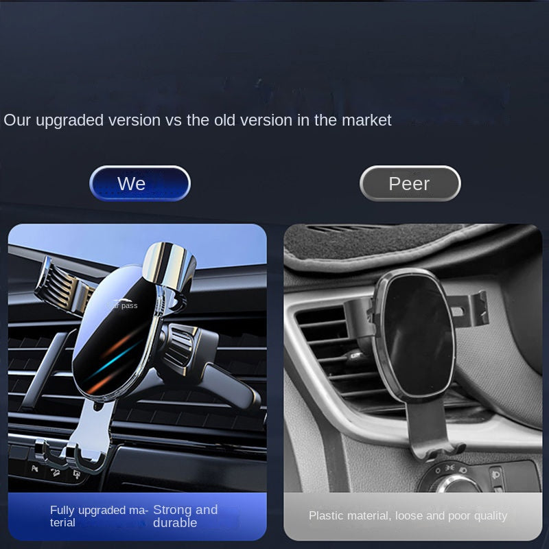 Car Phone Holder Anti-Shake2023New Car Air Outlet Gravity Hook Navigation Special Rack